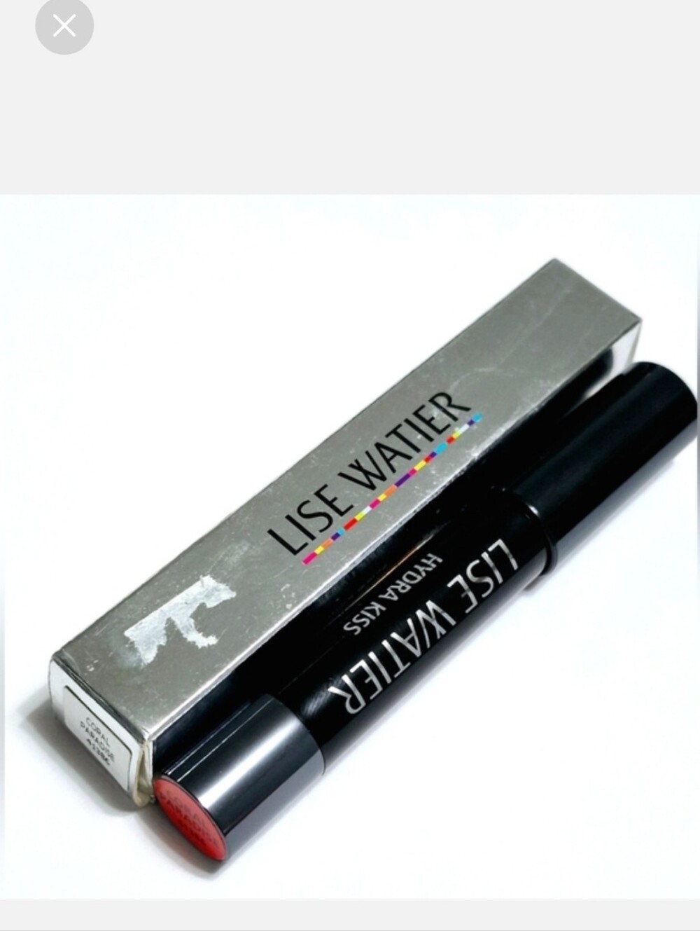Lise Watier Hydra Balm Coral Paradise - smudged